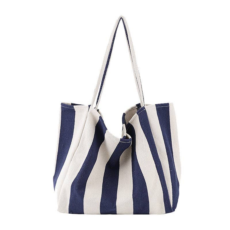 ORGANIC STRIPED TRENDING TOTE BAG