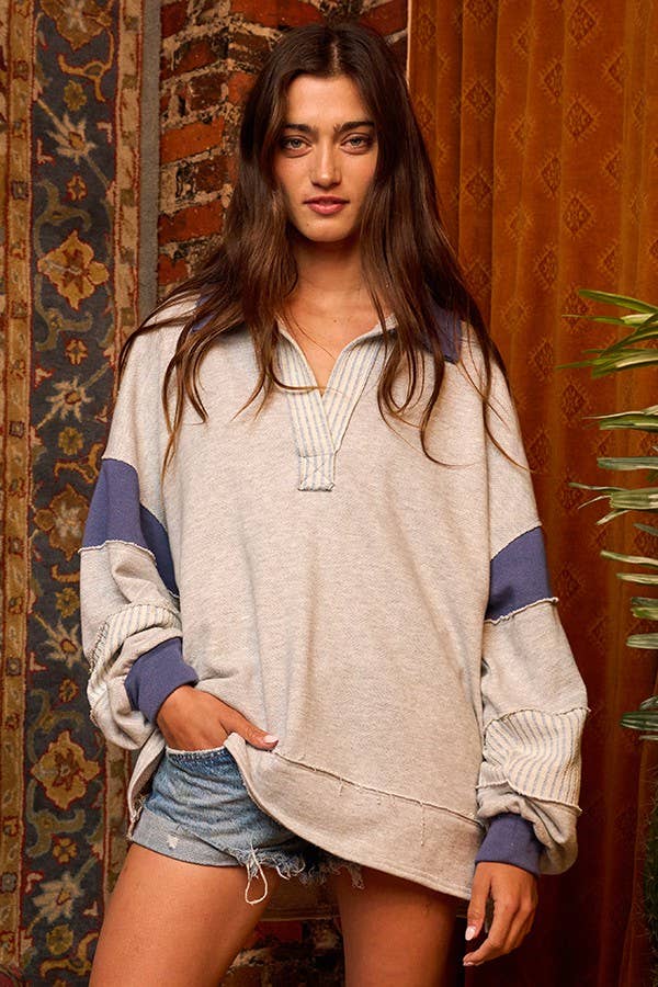 French Terry Loose Fit Tunic