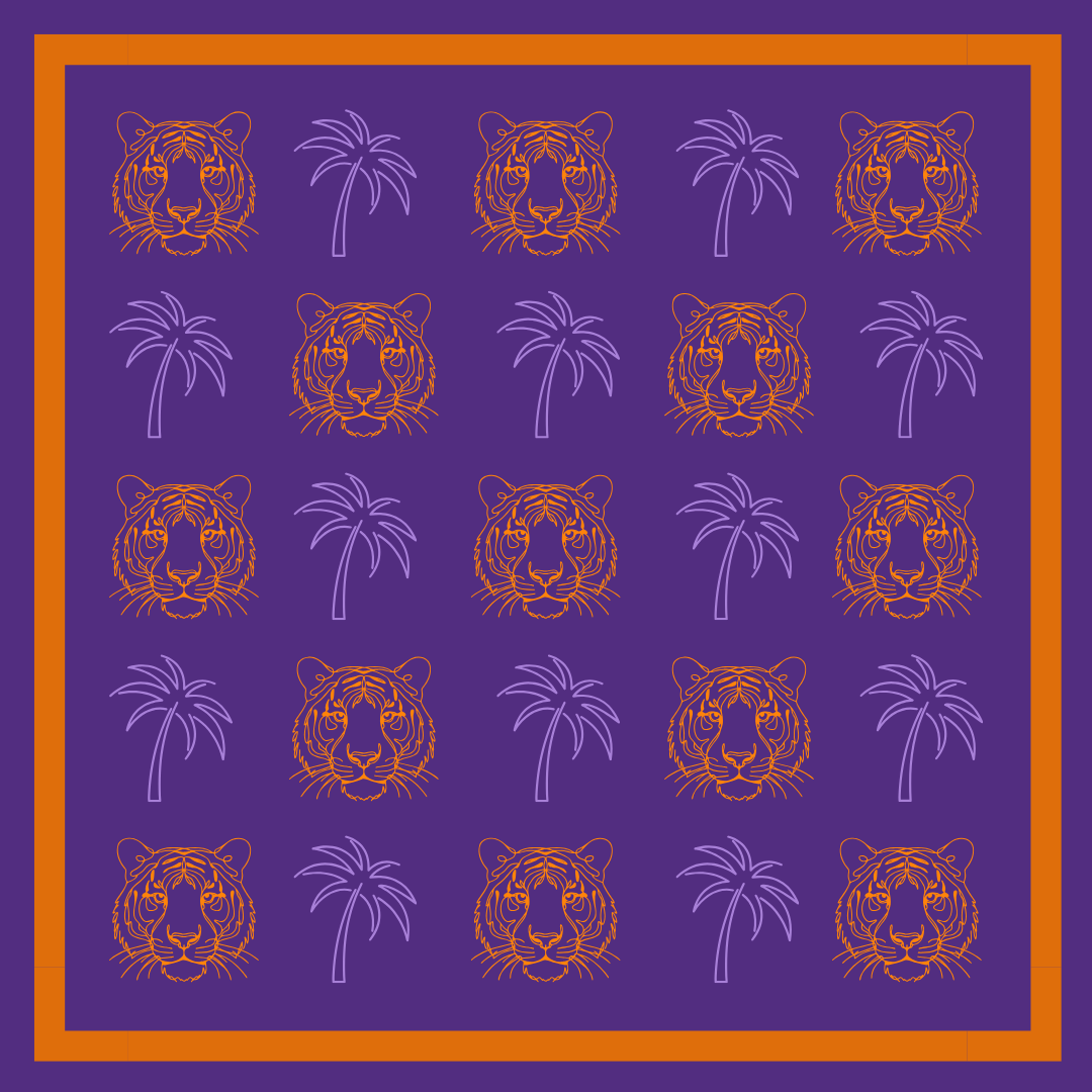 Clemson Bandana Scarf
