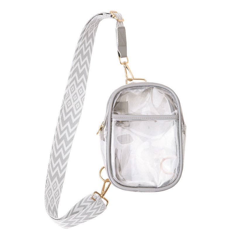 Clear Sling Crossbody Stadium Bag