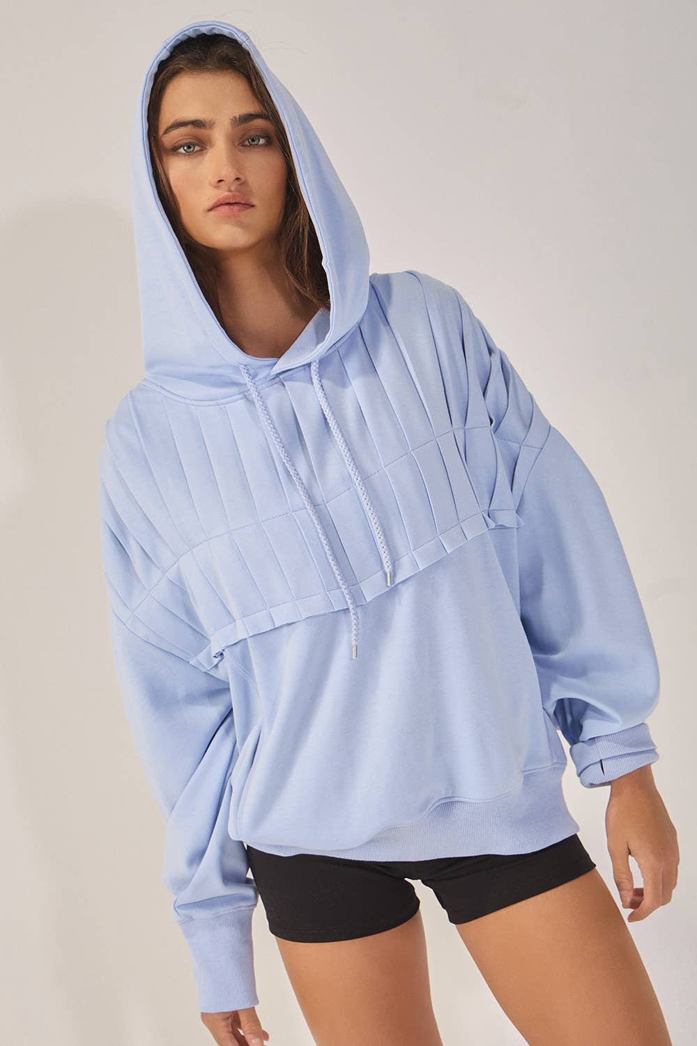 Soft & Cozy Pleated Hoodie