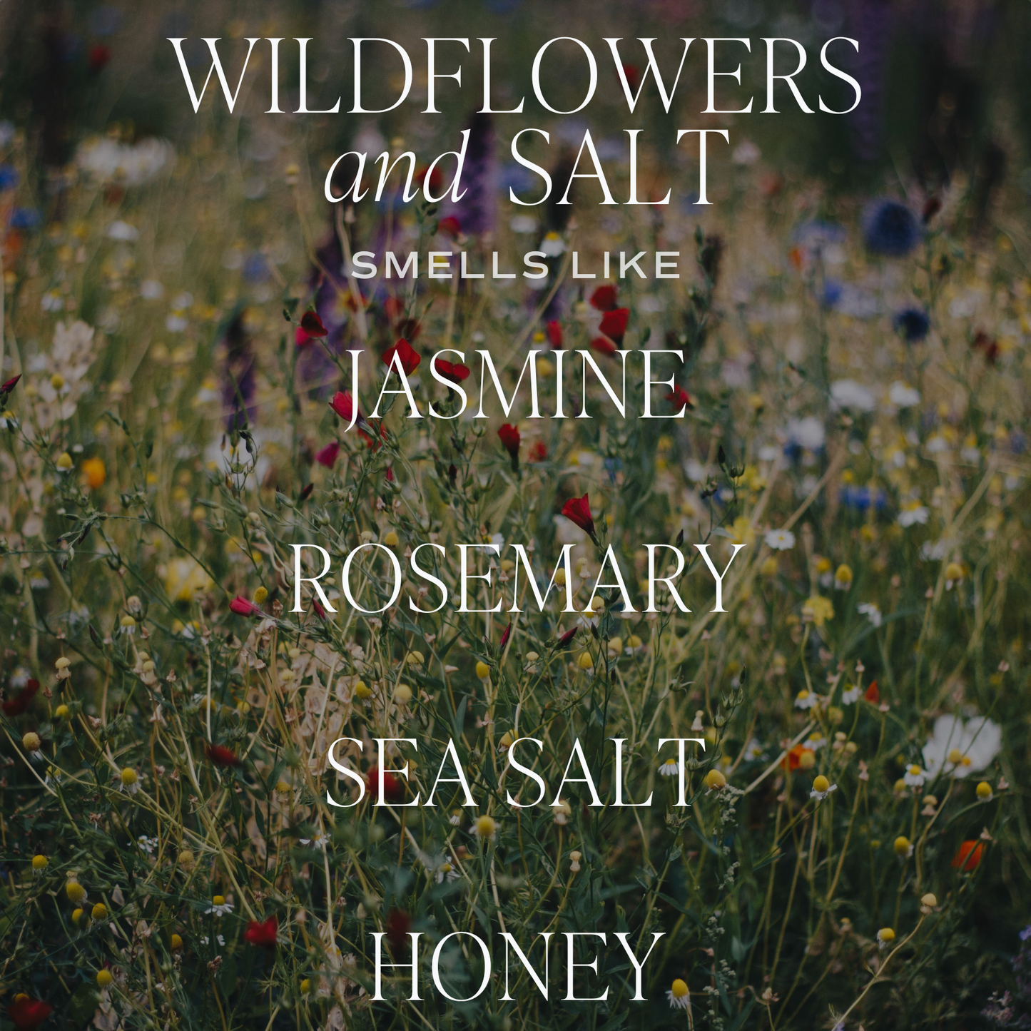 Wildflowers & Salt 9 oz Soy Candle