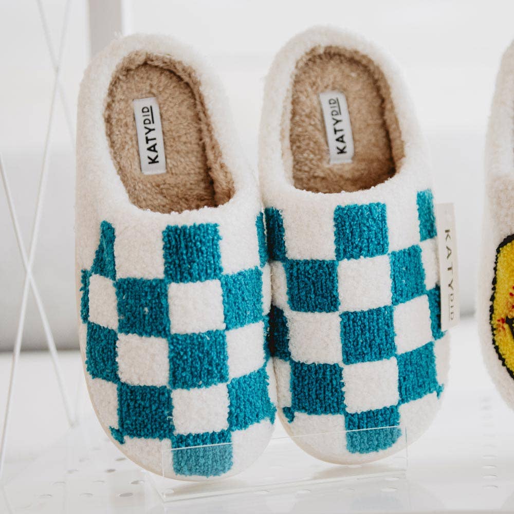 Checkered Slippers