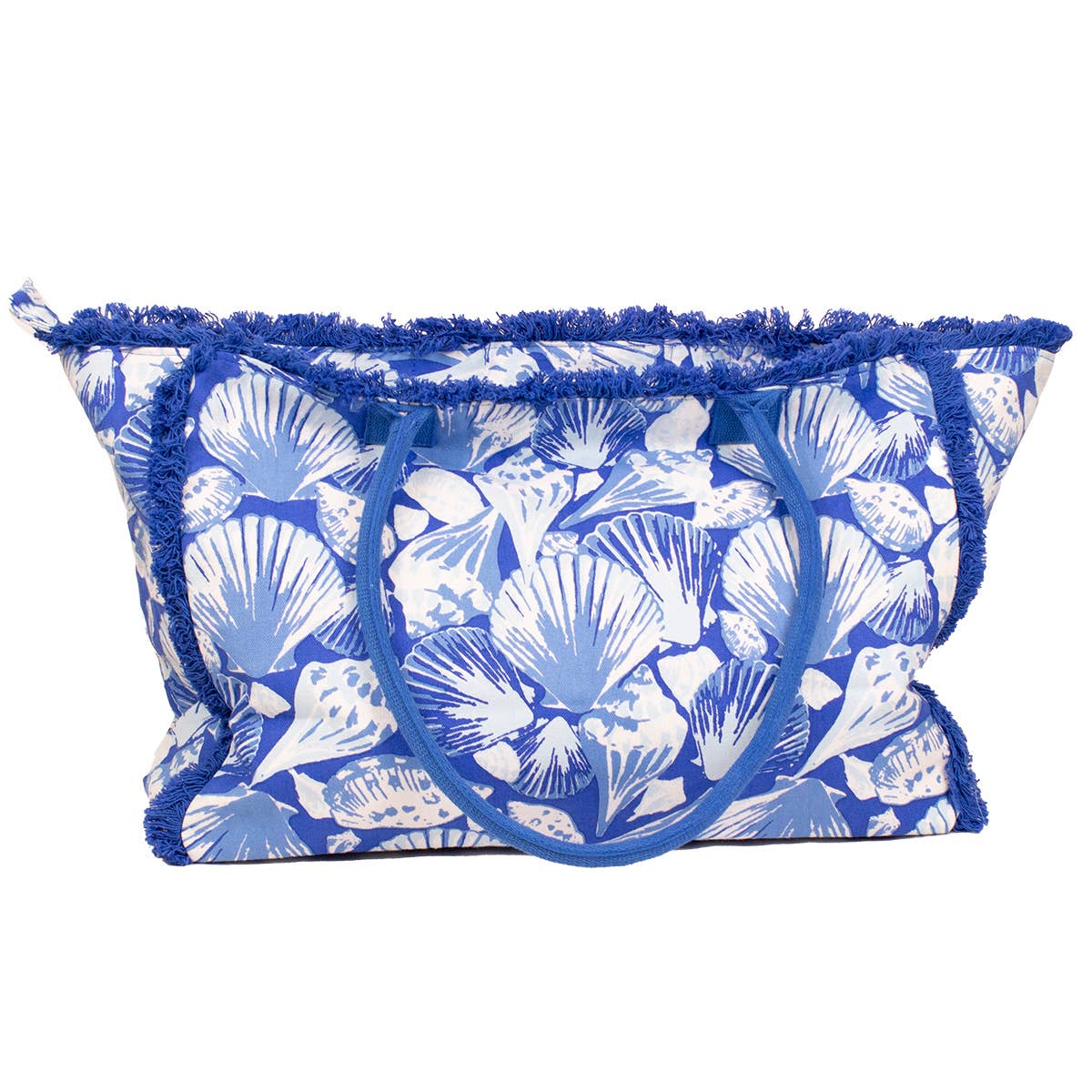 Sanibel Fringe Tote Sapphire/Palace/Sky 24x12