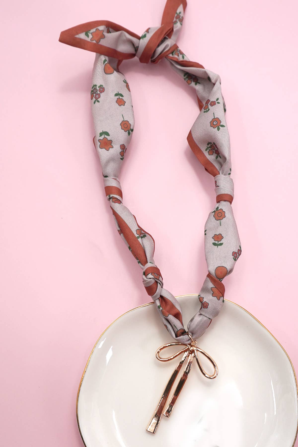 HANDMADE SCARF CHARM NECKLACES