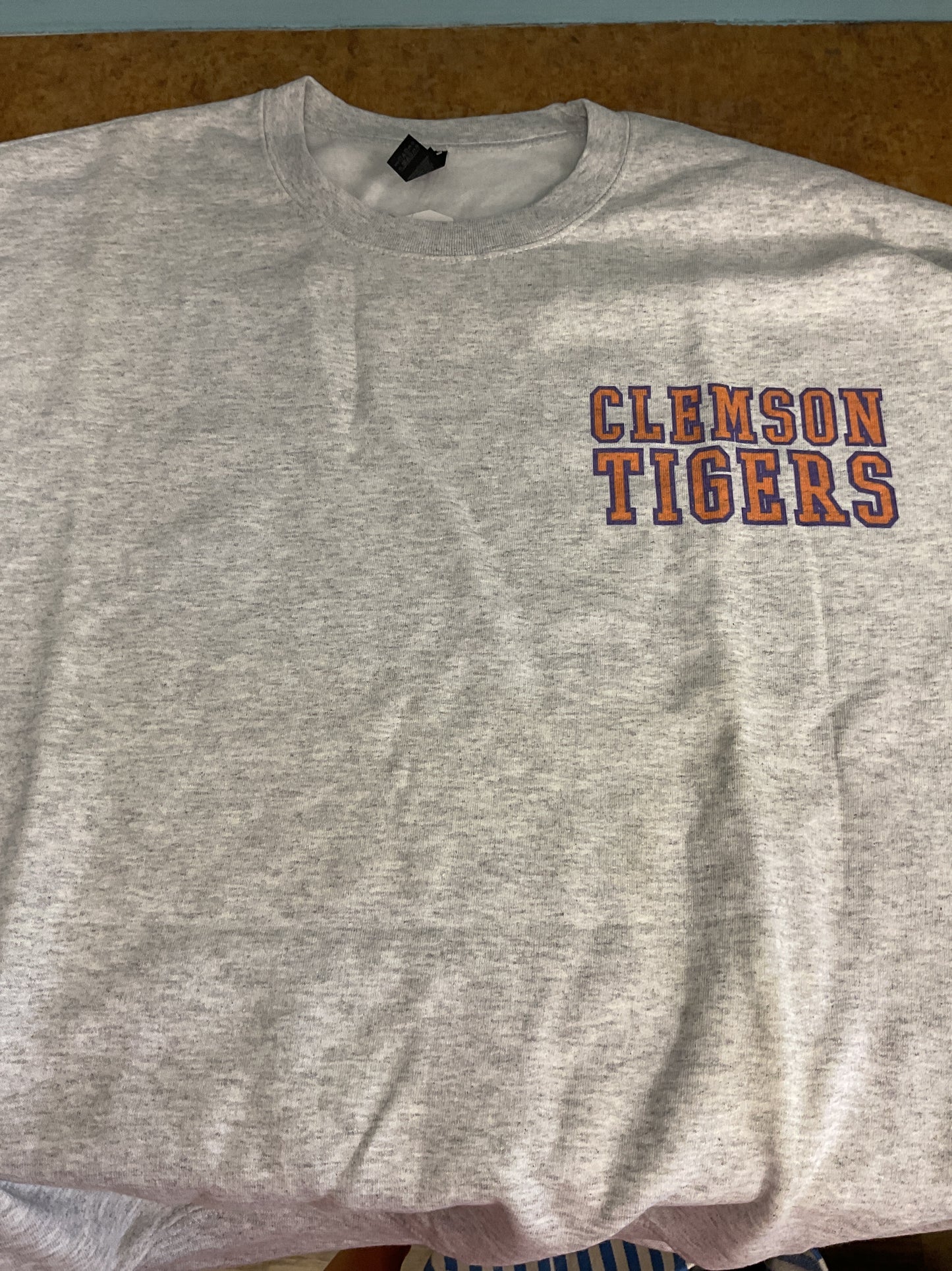 Clemson Tigers Grey Sweatshirt