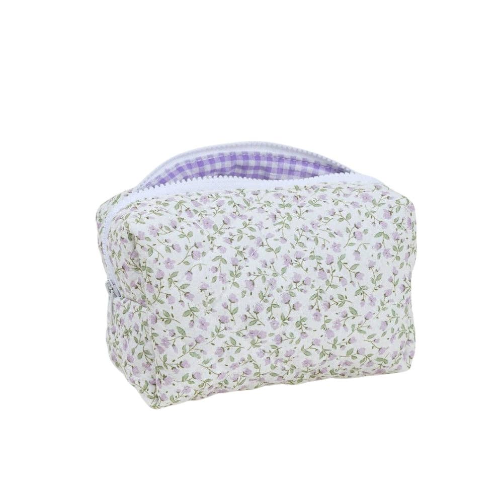 Floral Cosmetic Bag