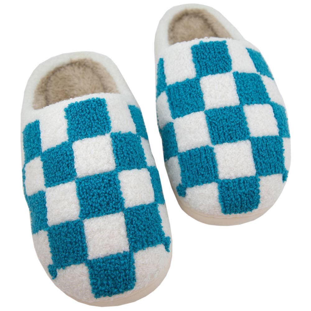 Checkered Slippers