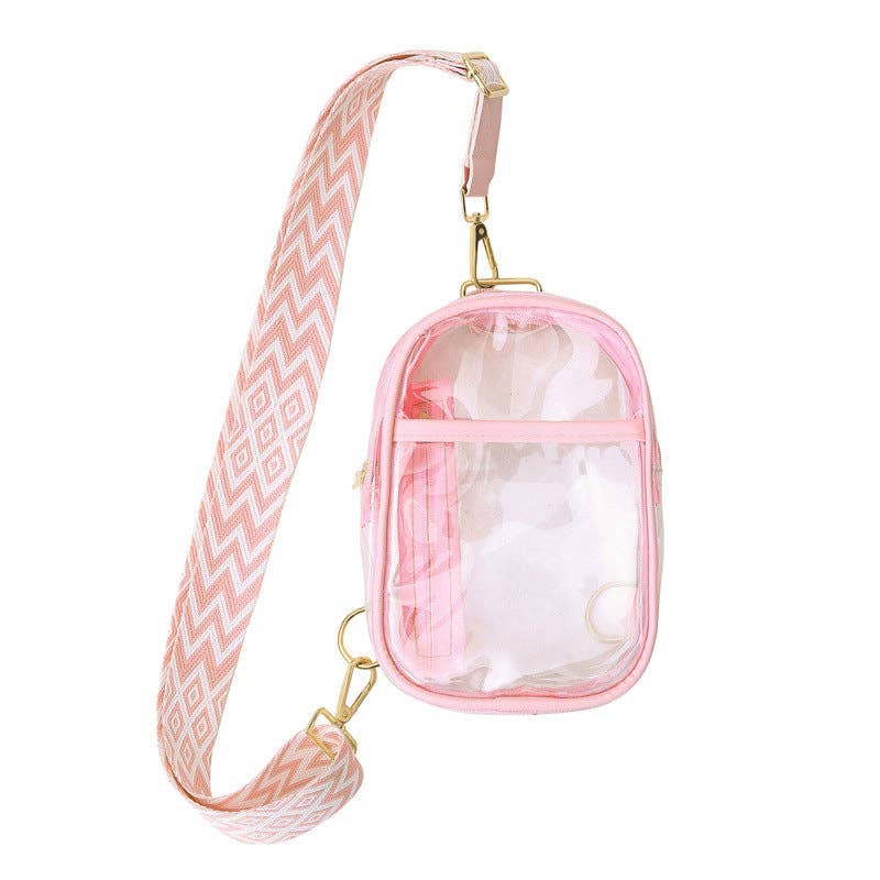 Clear Sling Crossbody Stadium Bag