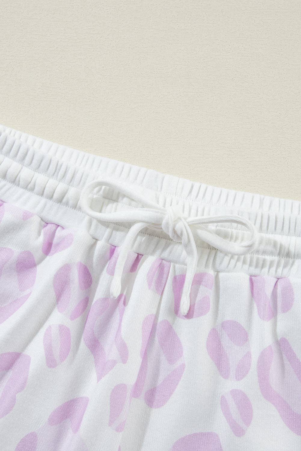 Pink Leopard Animal Print Loungewear Set