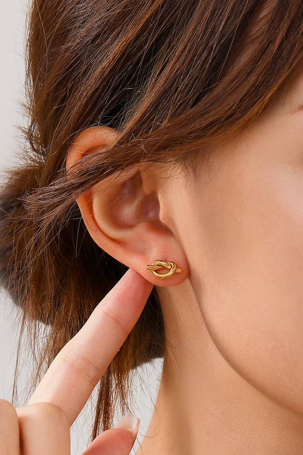 18K KNOT Earrings