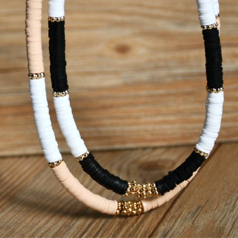 Bohemian Clay Choke Necklace