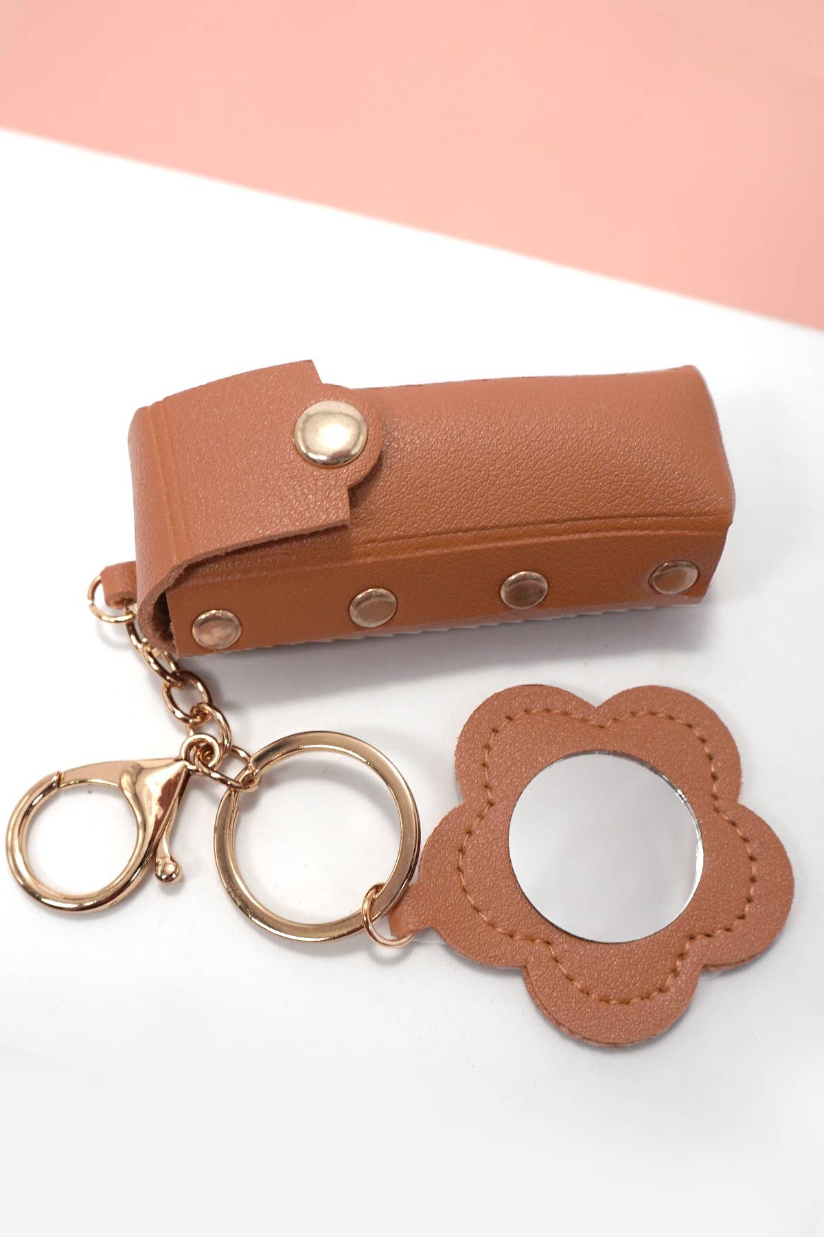 TRENDING VEGAN LEATHER LIP BAG CHARM KEYCHAINS