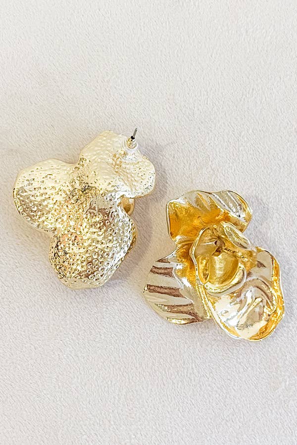 Eloise Large Flower Stud Earrings