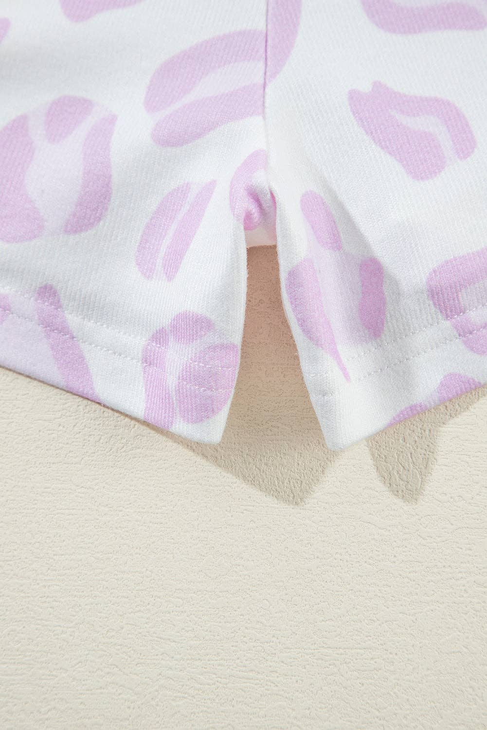 Pink Leopard Animal Print Loungewear Set