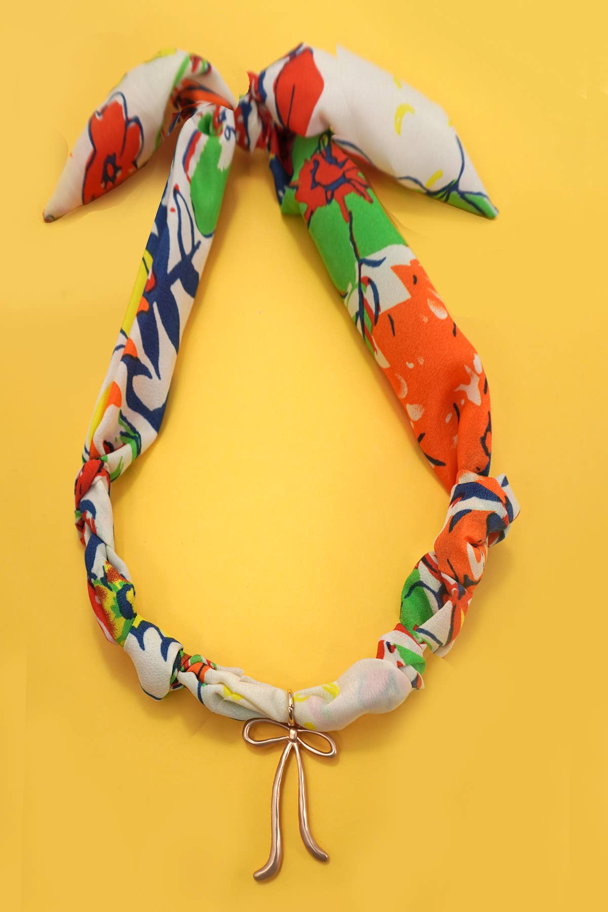 HANDMADE SCARF CHARM NECKLACES