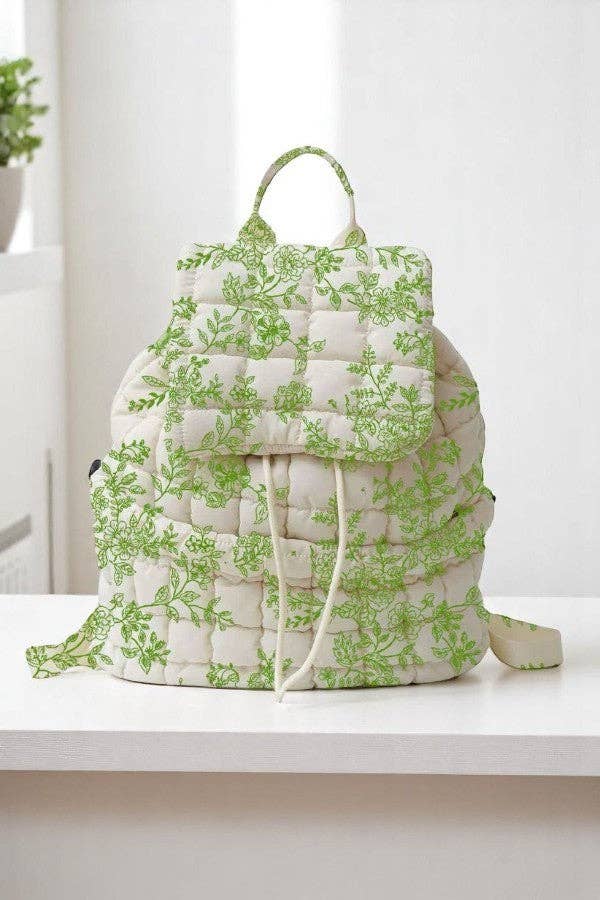 Floral Backpack