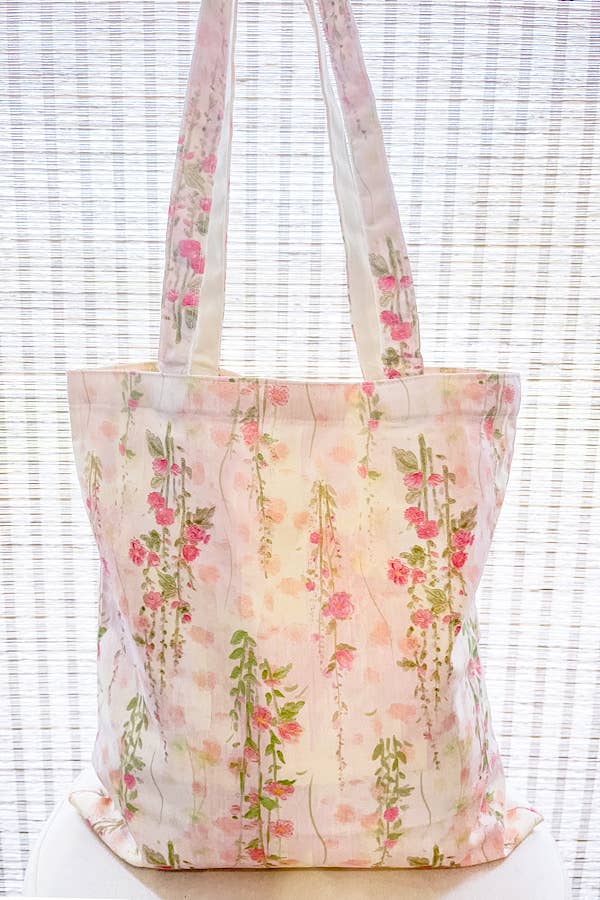 Mia Bow Floral Tote Bag