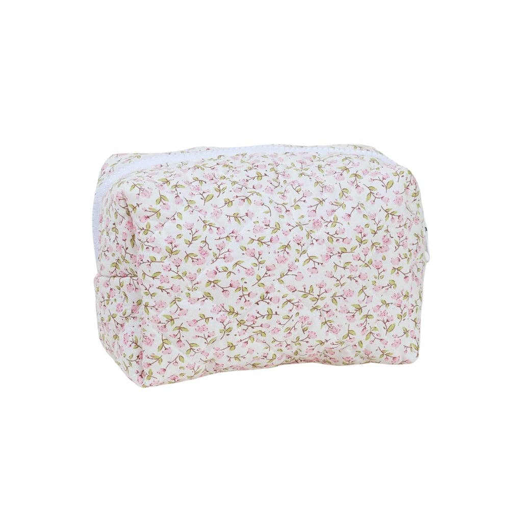 Floral Cosmetic Bag