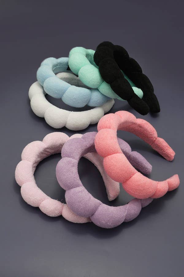 SPA SPONGE TERRY TOWEL HEADBAND