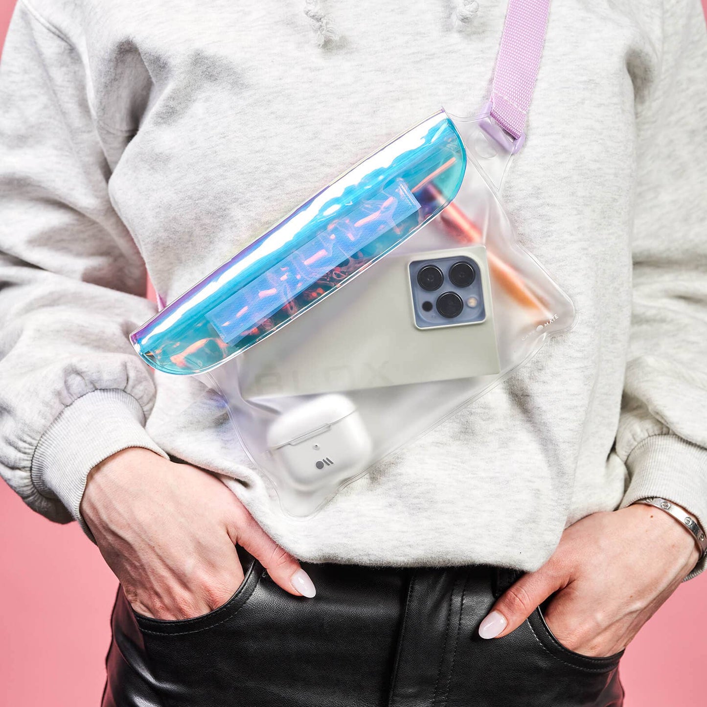 Phone Fanny Pack (Iridescent) - Phone Pouch