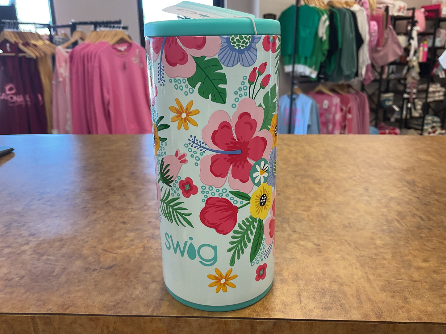 Swig Can Cooler Island Bloom
