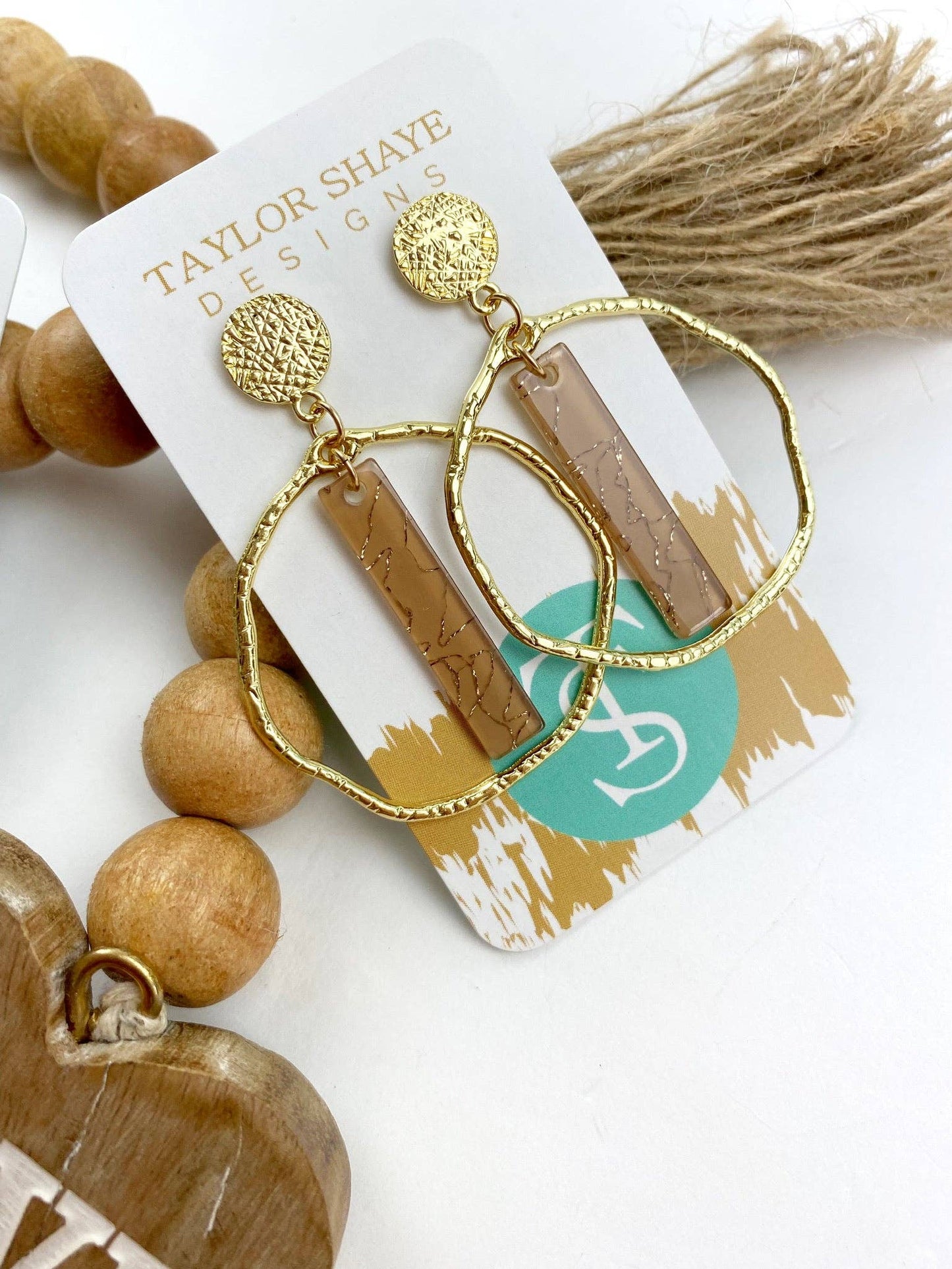 Brown Stick Hoops