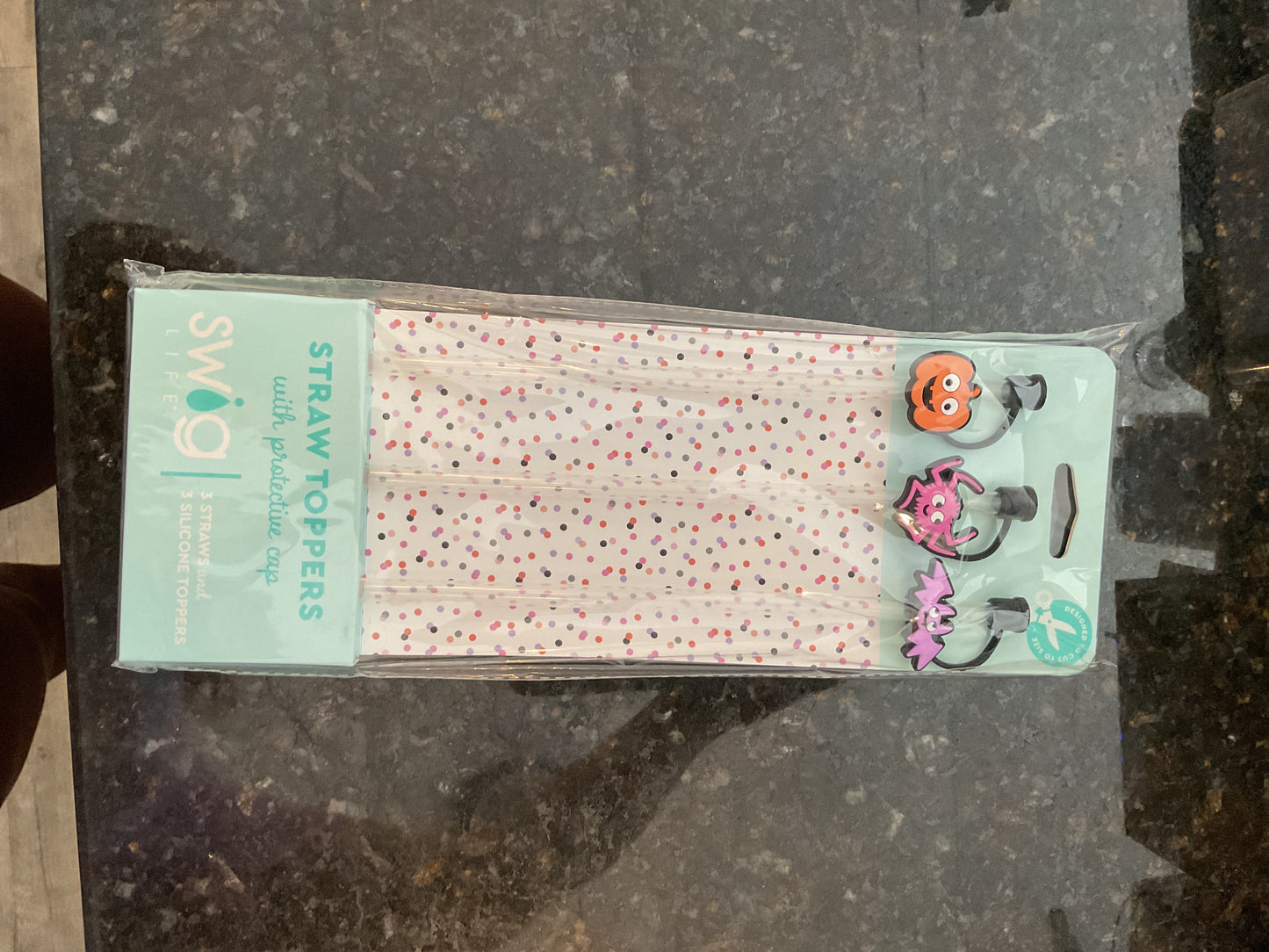 Swig Straw Toppers Sweet & Spooky