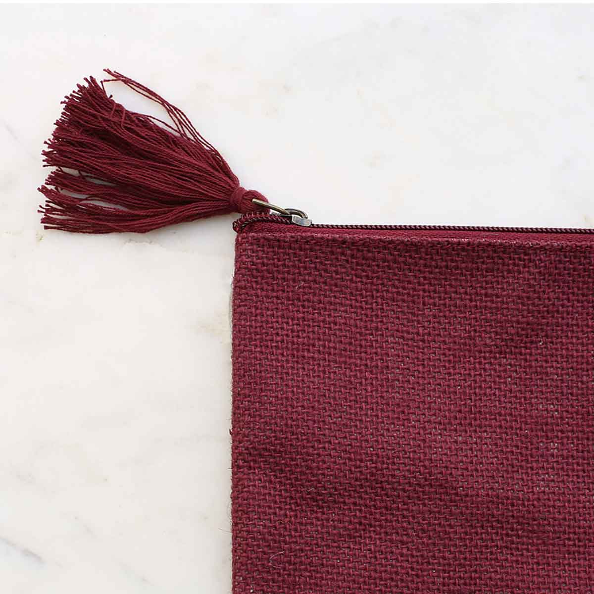 Jute Cosmetic Bag