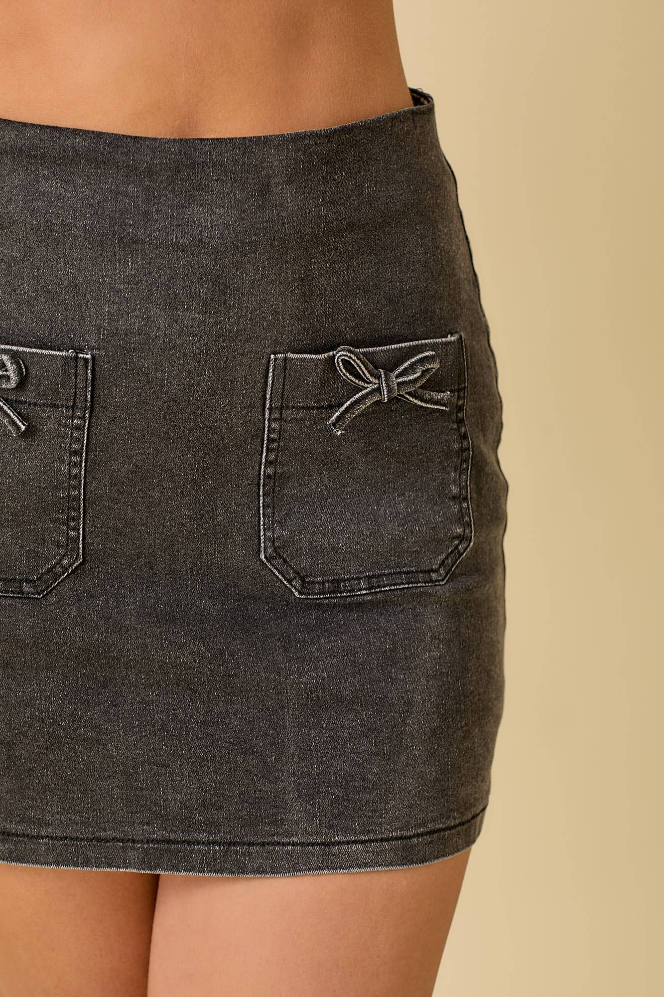 Mini Denim Skort