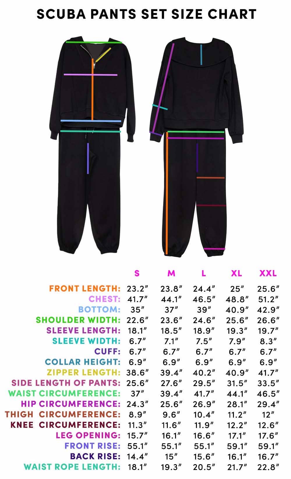 Light Blue Scuba Pants Two Piece Set