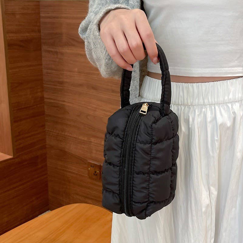 PUFFY COSMETIC CLUTCH