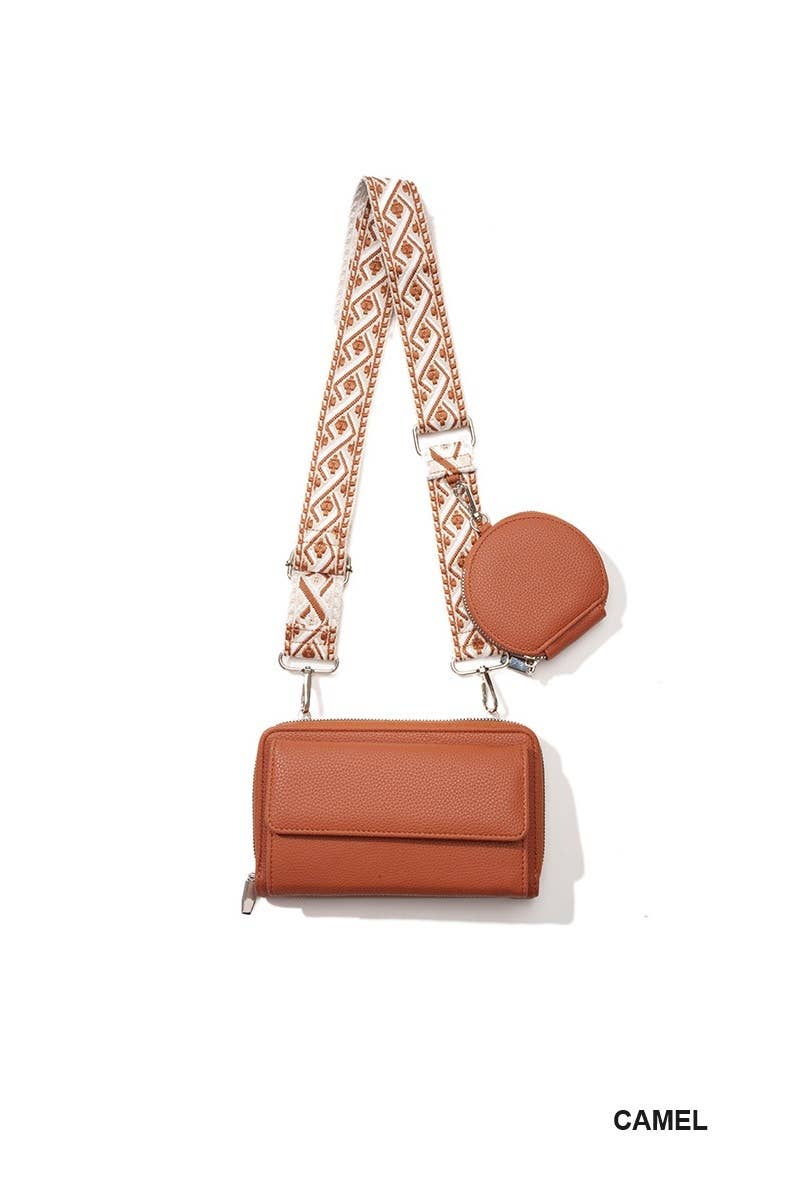 Vegan Leather Crossbody Handbag