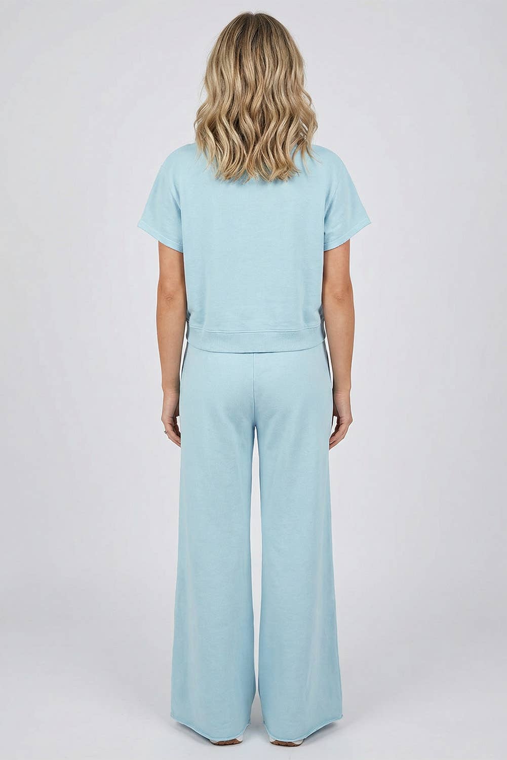 Tee & Wide Leg Pants 2pc Set