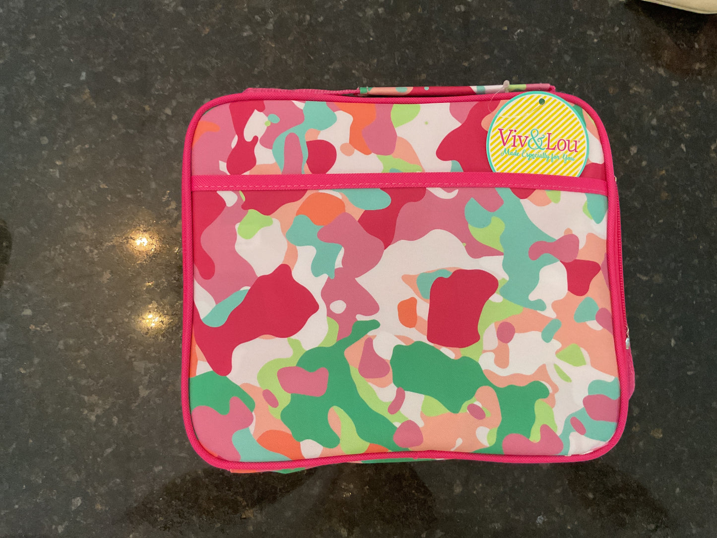 Colorful Camo Lunch Tote
