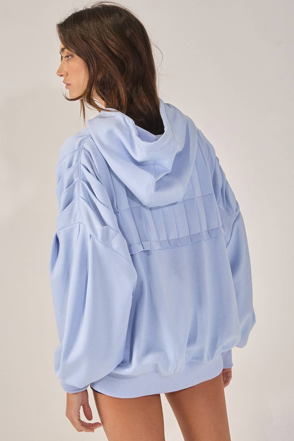 Soft & Cozy Pleated Hoodie