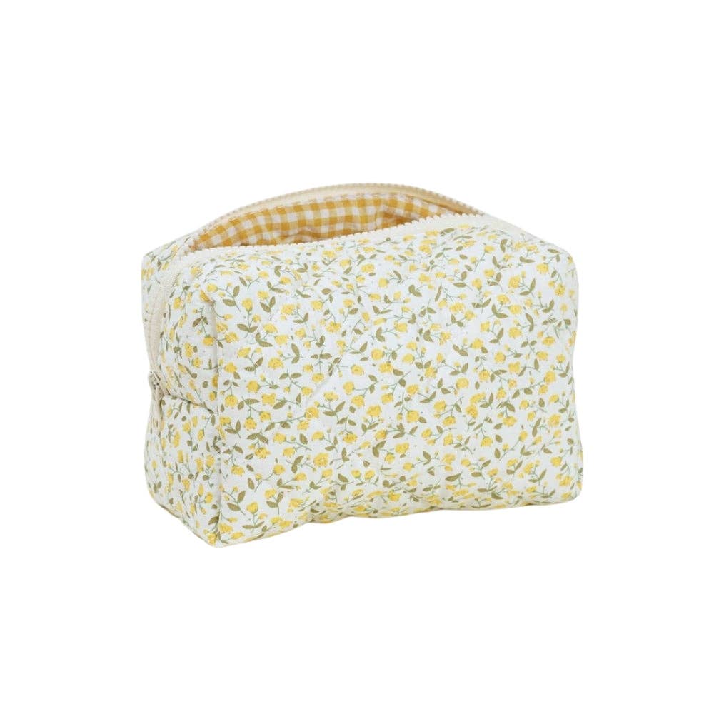 Floral Cosmetic Bag
