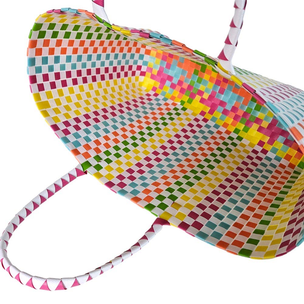 Basket Weave Oversized Tote Bag / Shoulder Bag