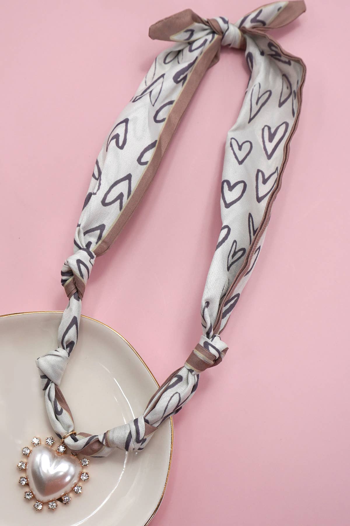 HANDMADE SCARF CHARM NECKLACES
