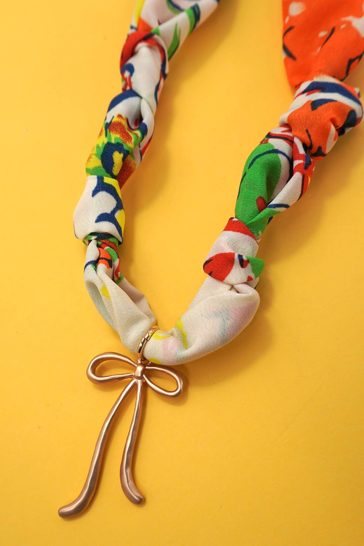 HANDMADE SCARF CHARM NECKLACES