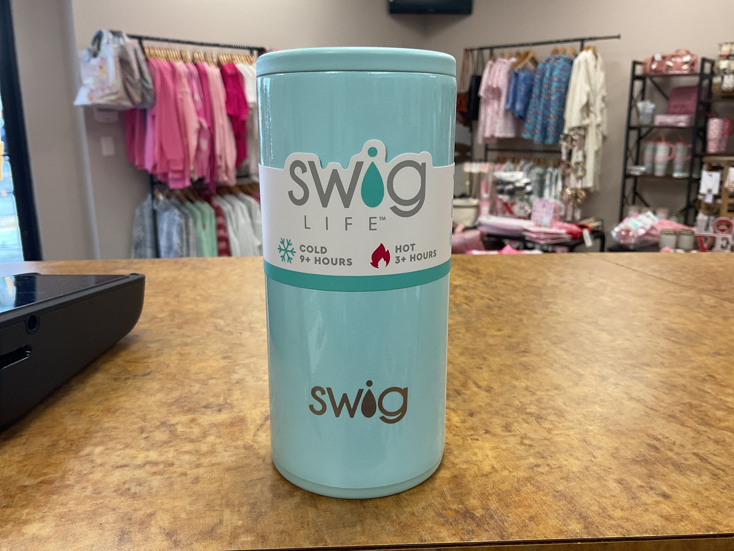 Swig Can Cooler Aquamarine