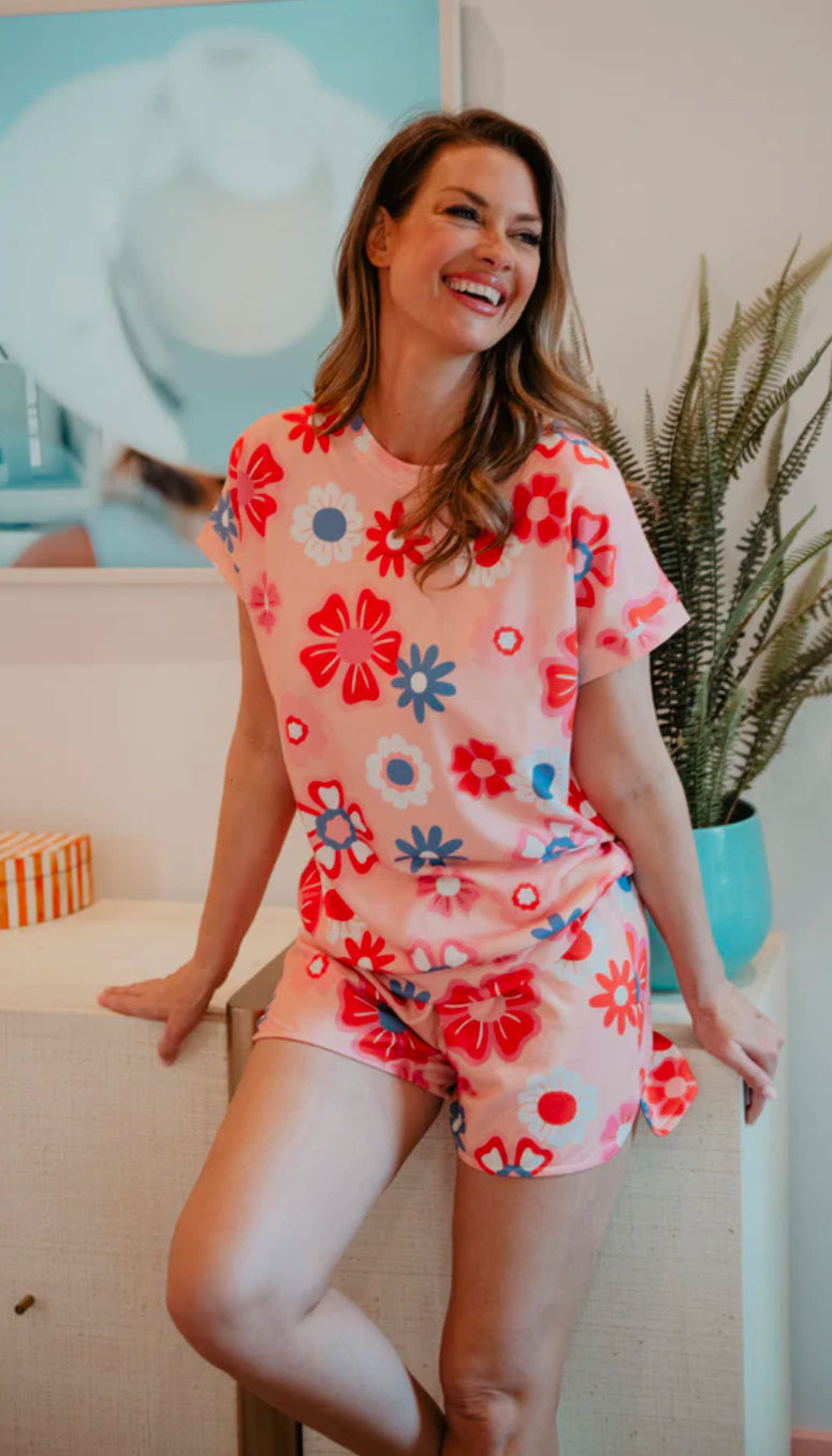 Daisy PJ shorts Set
