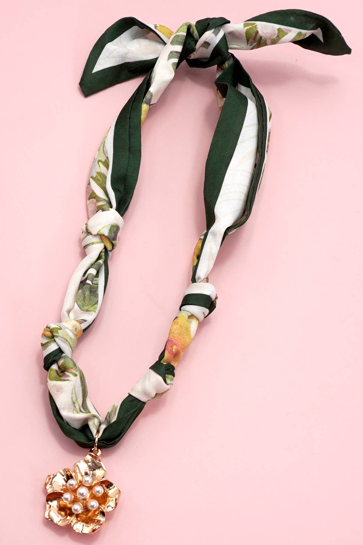 HANDMADE SCARF CHARM NECKLACES