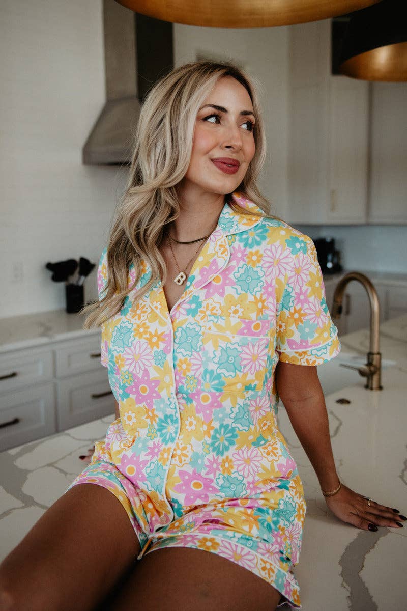 Spring Flowers Pajama Set