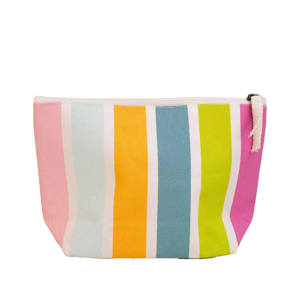 Tropical Sunrise Cosmetic Bag White/Multi 10.25x6.75x3
