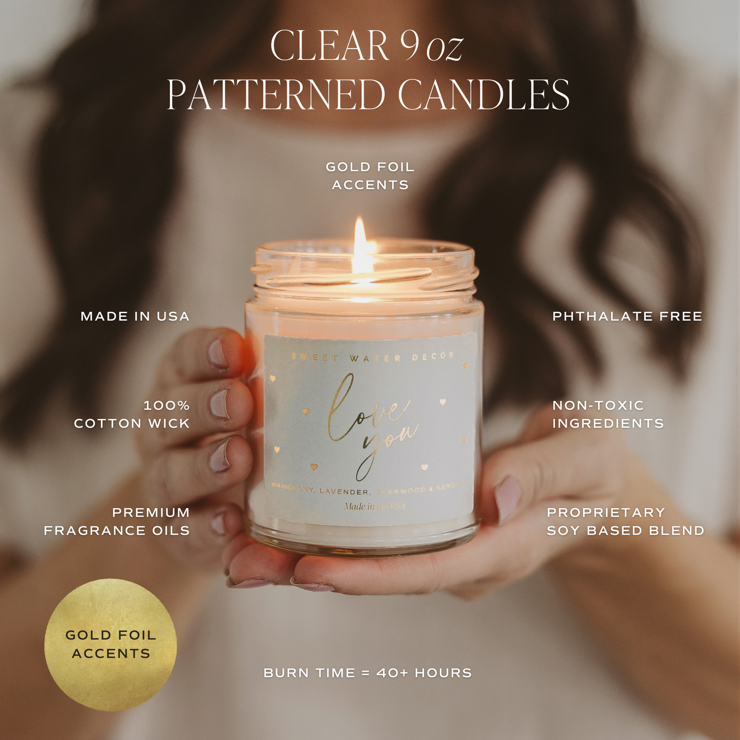 Wildflowers & Salt 9 oz Soy Candle