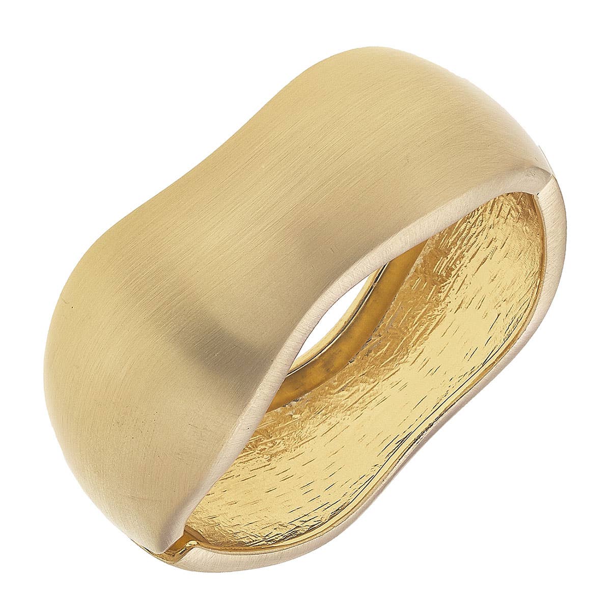 Celebrity Statement Hinge Bangle