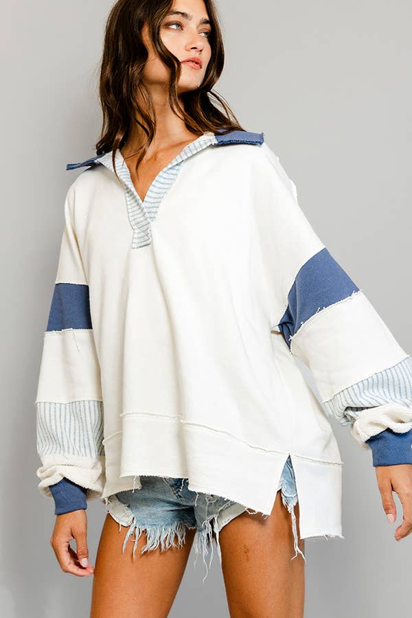 French Terry Loose Fit Tunic