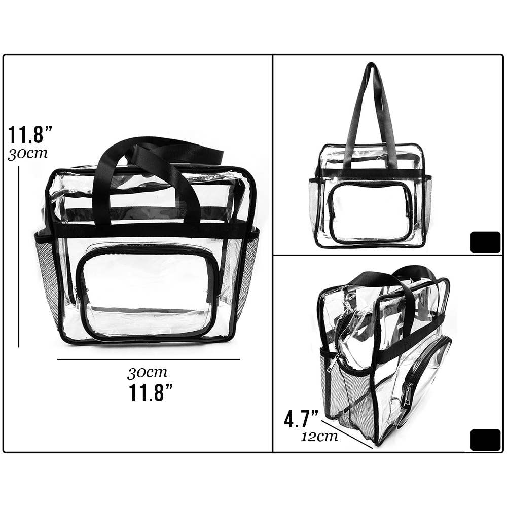 Clear Transparent Tote Bag / Shoulder Bag