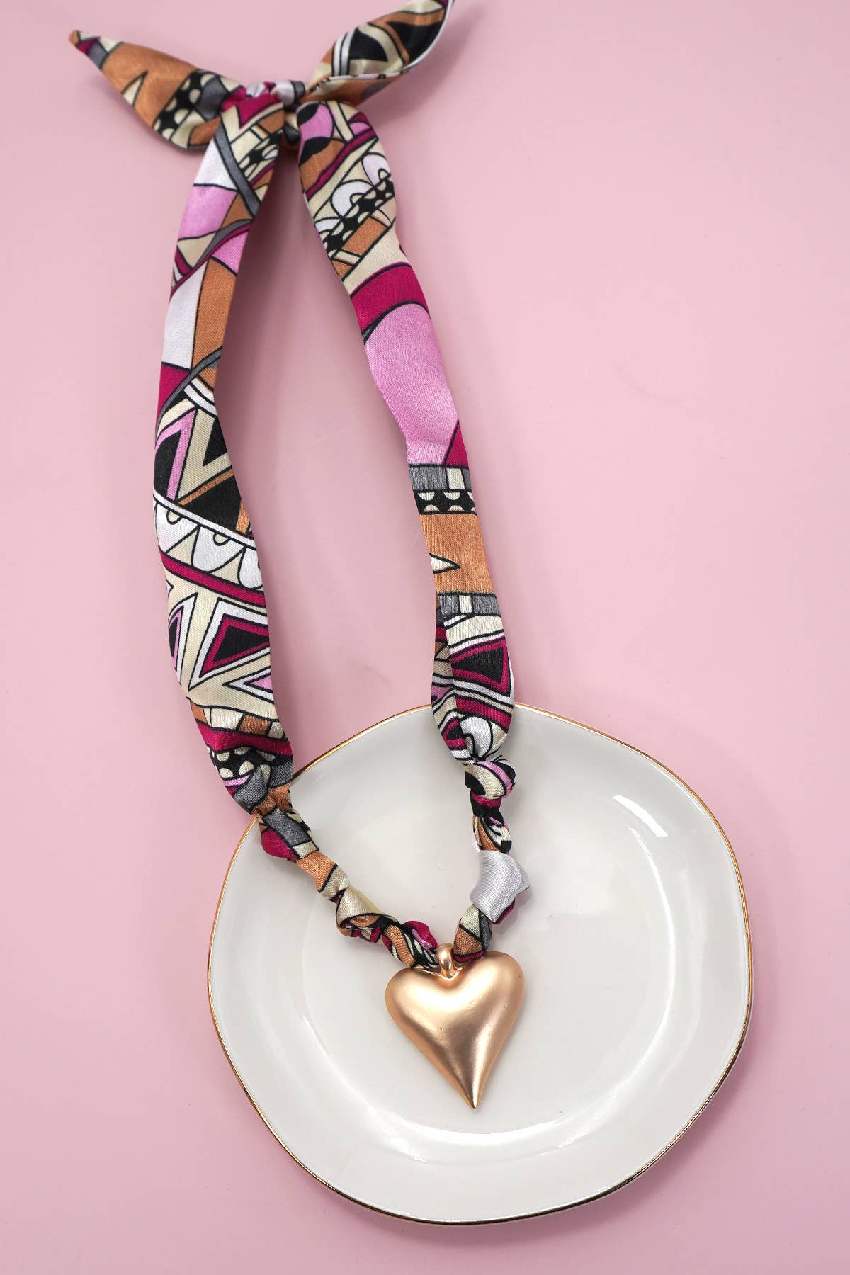 HANDMADE SCARF CHARM NECKLACES